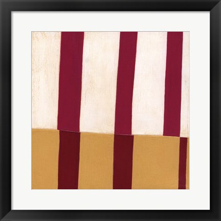 Framed Broken Stripes 2 Print