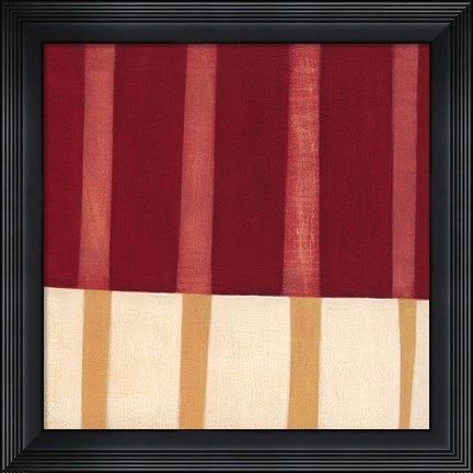 Framed Broken Stripes 4 Print