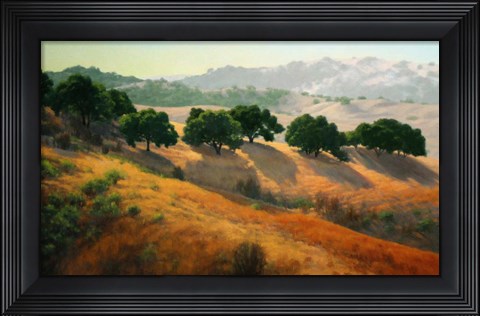 Framed Summer in the Hills Print