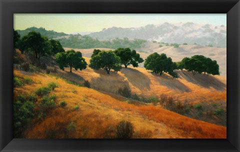 Framed Summer in the Hills Print