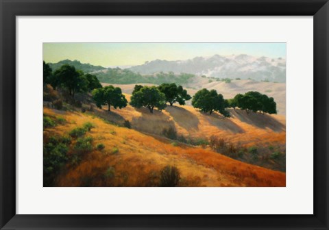 Framed Summer in the Hills Print