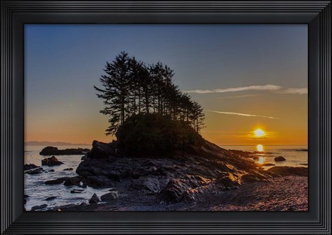 Framed Botany Bay Sunset Print