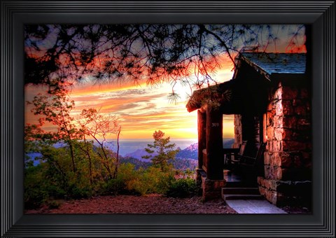 Framed Grand Canyon Cabin Print