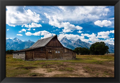 Framed Grand Teton Barn I Print