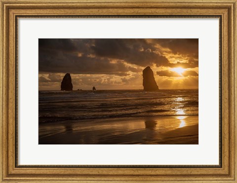 Framed Monolith Sunset Print