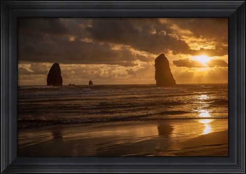 Framed Monolith Sunset Print