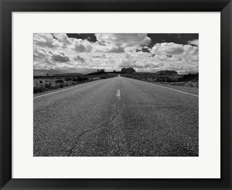 Framed Monument Valley Road Print