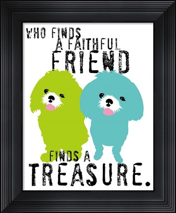 Framed Faithful Friend Print
