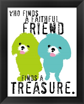 Framed Faithful Friend Print