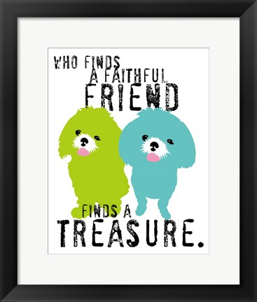 Framed Faithful Friend Print