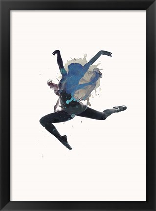 Framed Ballerina Floating Print
