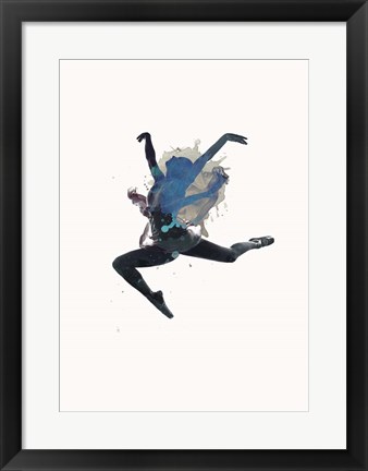 Framed Ballerina Floating Print