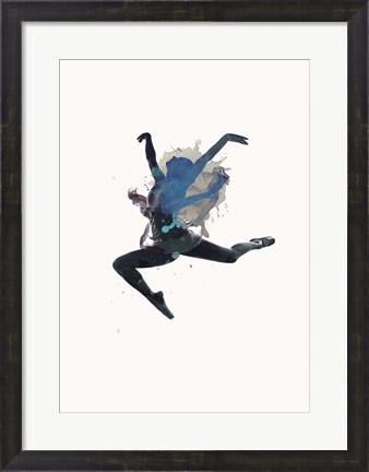 Framed Ballerina Floating Print