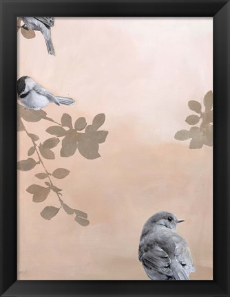 Framed Bird 2 Print