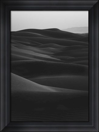 Framed Black Dunes Print