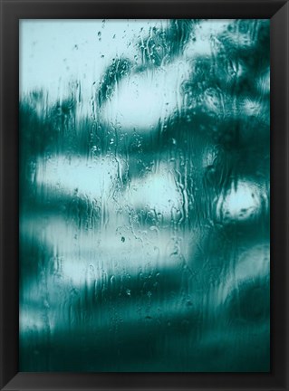 Framed Blue Motion Print