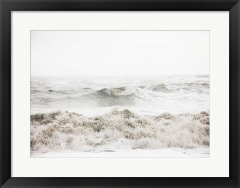 Framed Breaking Waves Print