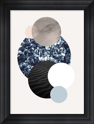 Framed Circles 2 Print