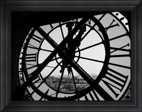 Framed Clock Tower Print