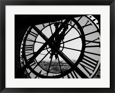 Framed Clock Tower Print