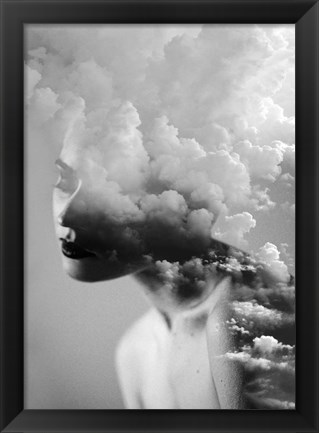 Framed Cloudy Mind Print