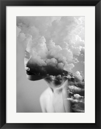 Framed Cloudy Mind Print