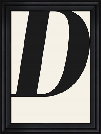 Framed D Print