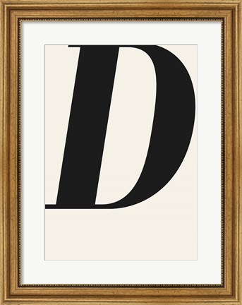 Framed D Print