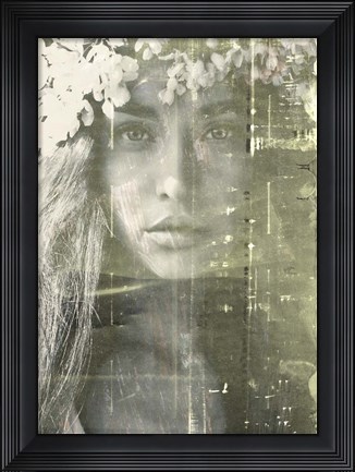 Framed Eyes of Light Print