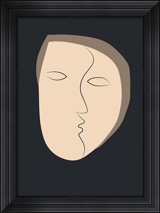 Framed Face It 1 Print