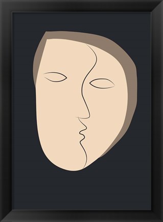 Framed Face It 1 Print