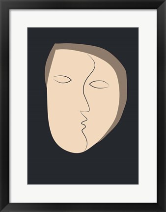 Framed Face It 1 Print