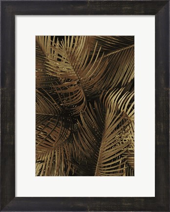 Framed Golden Palm 2 Print