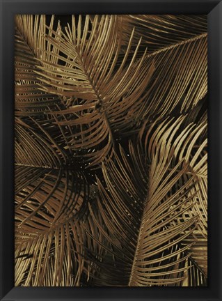 Framed Golden Palm 2 Print