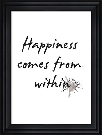 Framed Happiness Print