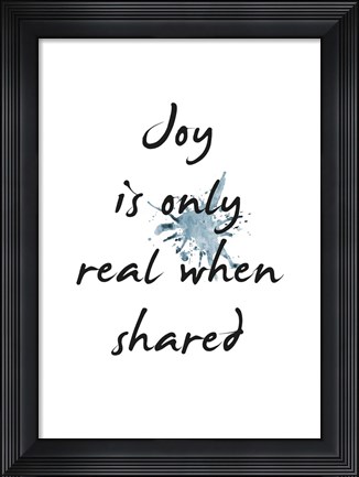 Framed Joy Print