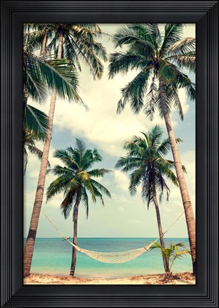 Framed Palm Sky 3 Print