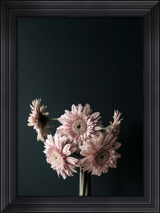 Framed Pink Black Print