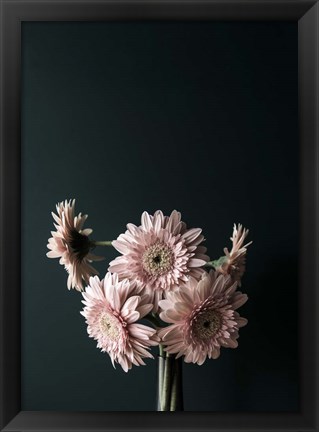 Framed Pink Black Print