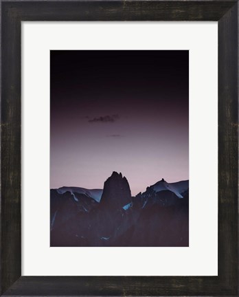 Framed Purple Light 1 Print