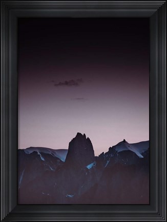 Framed Purple Light 1 Print