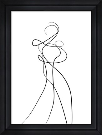 Framed Shape of You 2 Print