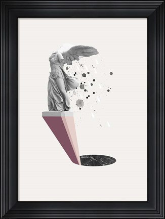 Framed Tears of Nike Print