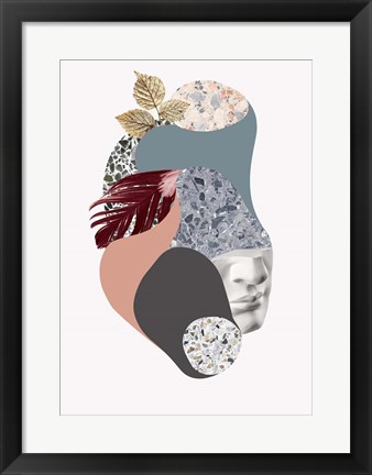 Framed Terazzo Amoebe 2 Print