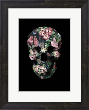 Framed Tropic Skull Print