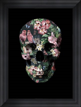 Framed Tropic Skull Print