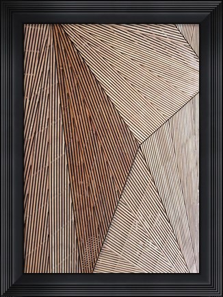 Framed Wooden Structure Print