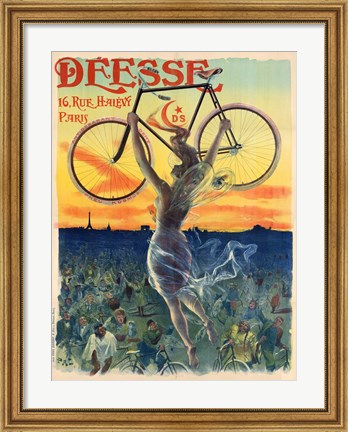 Framed Deesse Cycles Print