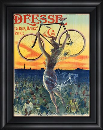 Framed Deesse Cycles Print
