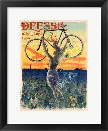 Framed Deesse Cycles Print